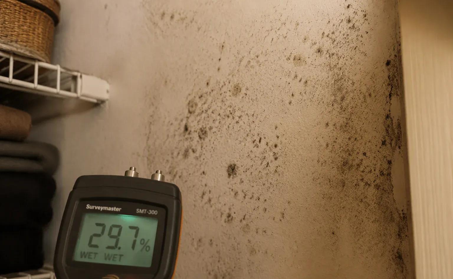 Mold remediation after water damage in a Sumter kitchen